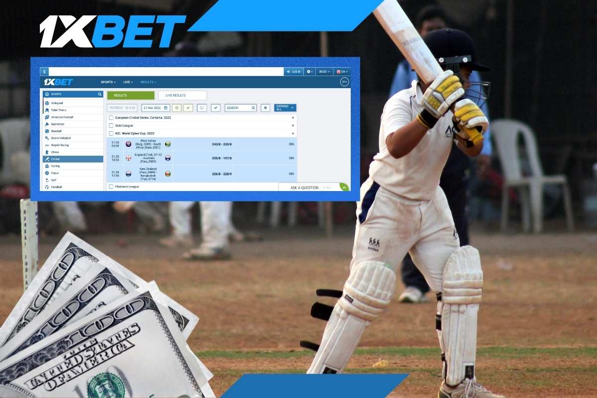 Tips for cricket betting with 1XBET