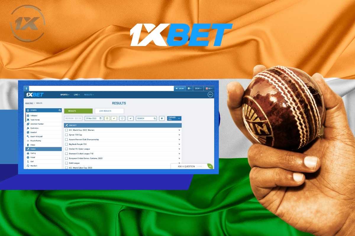 Cricket betting for Indian bettors at 1XBET
